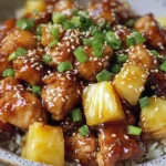 Sticky Teriyaki Pineapple Chicken