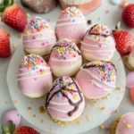 Strawberry Cheesecake Easter Egg Bites