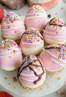 Strawberry Cheesecake Easter Egg Bites