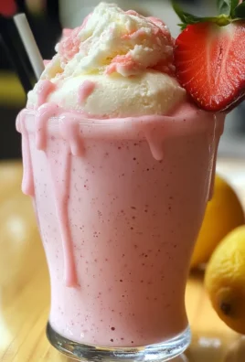 Strawberry Frosted Lemonade.