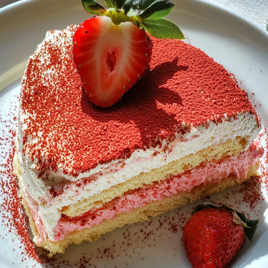 Strawberry Tiramisu