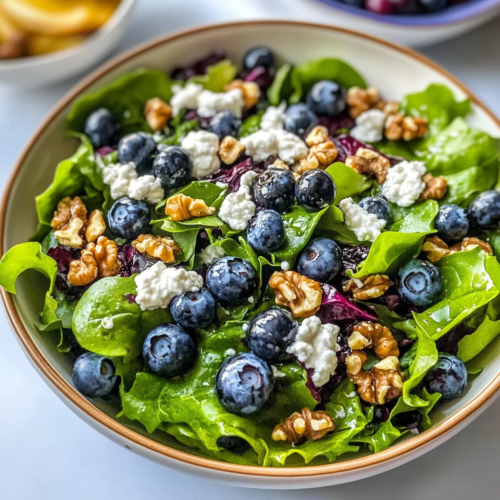 Tasty Easter Spring Salad with Goat Cheese