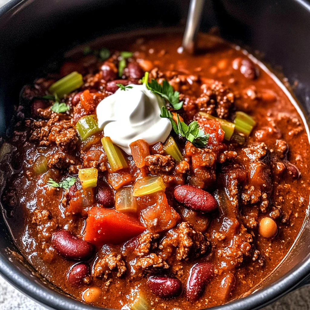 The BEST Easy Slow Cooker Chilli Con Carne