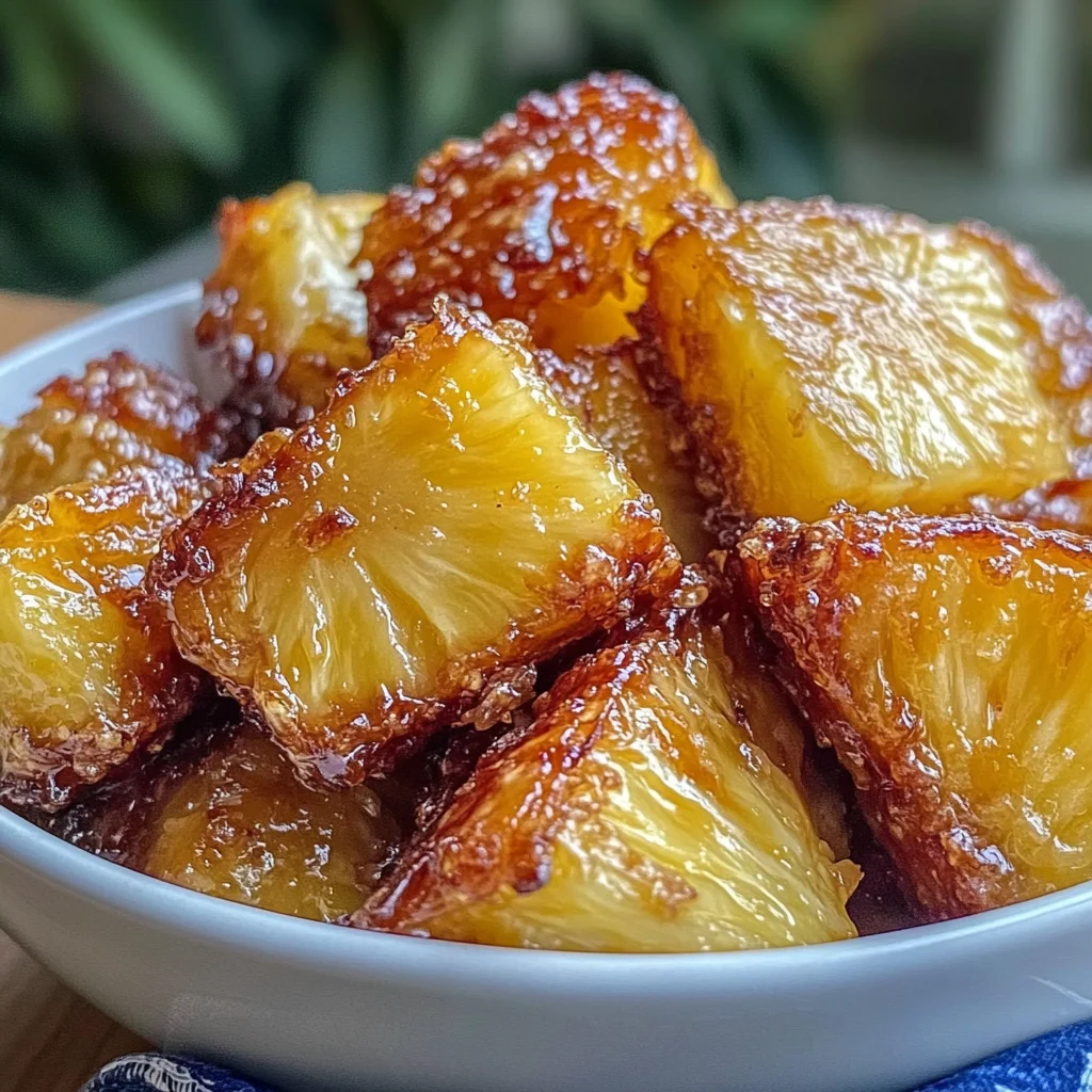 Air Fryer Pineapple Chunks