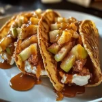 Apple Cheesecake Tacos