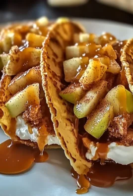 Apple Cheesecake Tacos