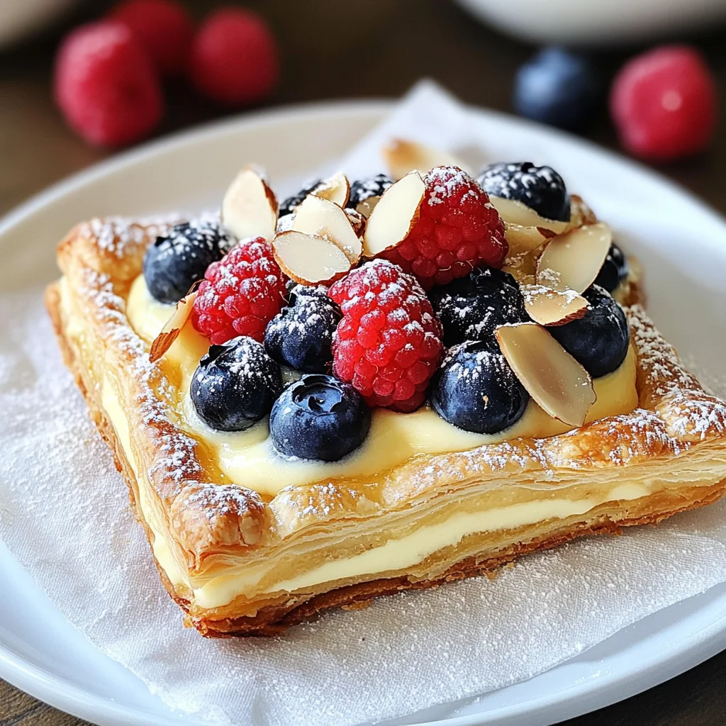 Berry Custard Pastry with Italian Crema Pasticcera