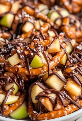 Caramel Apple Pretzel Bites