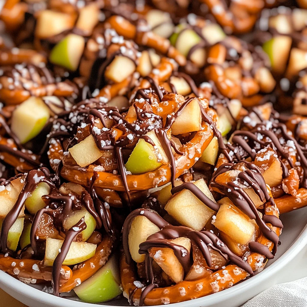 Caramel Apple Pretzel Bites