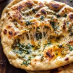 Cheesy Herb Stuffed Naan