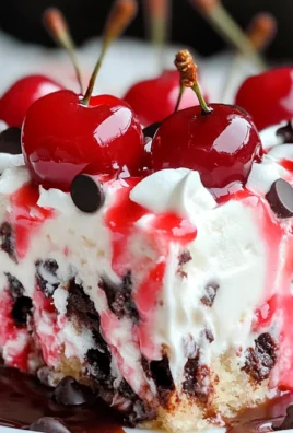 Cherry Chocolate Chip Poke Cake