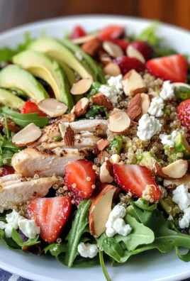Chicken Quinoa and Strawberry Salad