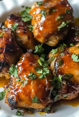 Chipotle Apricot Grilled Chicken Thighs