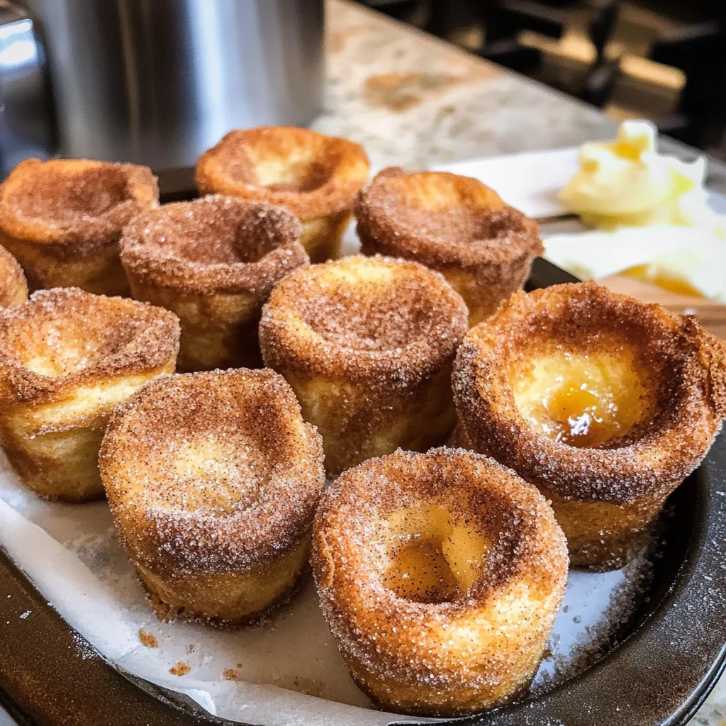 Cinnamon Sugar Brown Butter Popovers