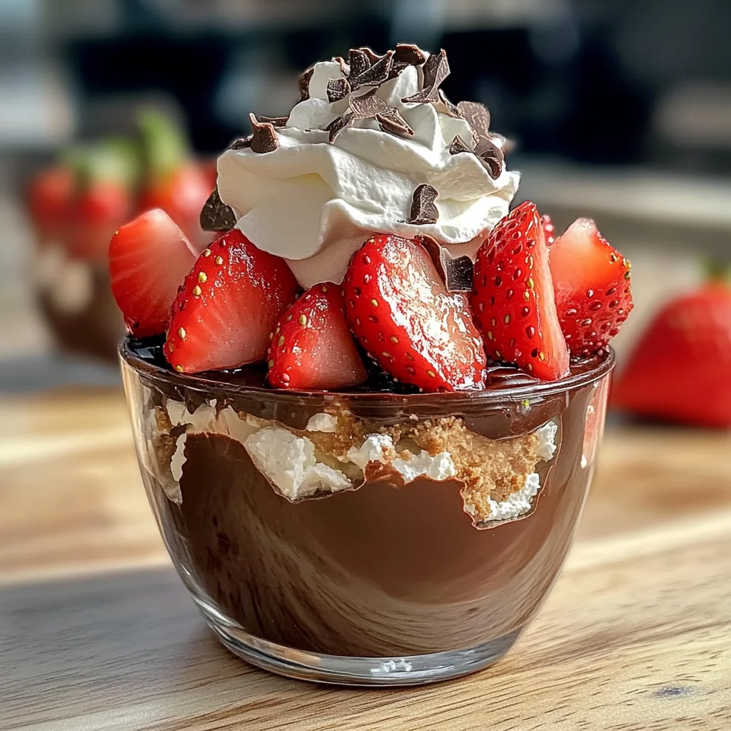 Dubai Chocolate Strawberry Cup Recipe