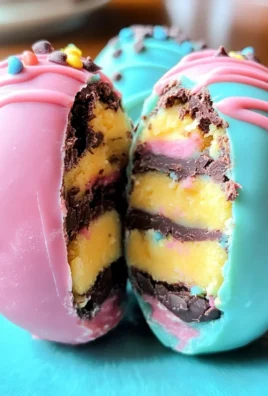 Easter Egg Cookie Dough Truffles