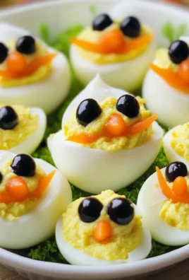 Easter Egg Recipe - Deviled Egg Chicks