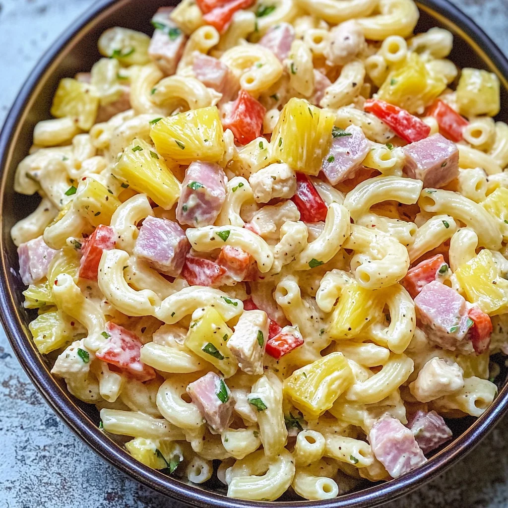 Easy Hawaiian Pasta Salad