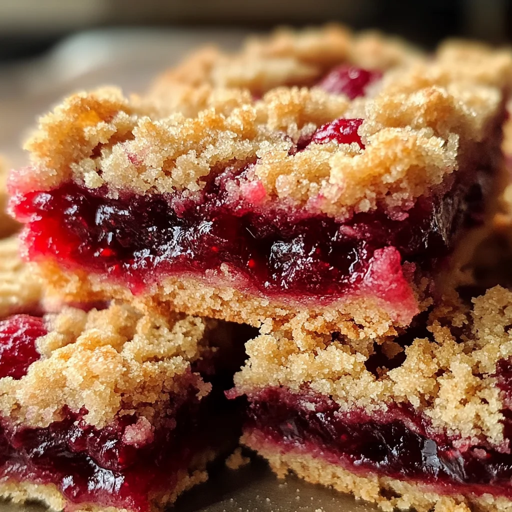 Fabulous Five Ingredient Raspberry Bars