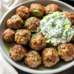 Greek Meatballs with Tzatziki Sauce