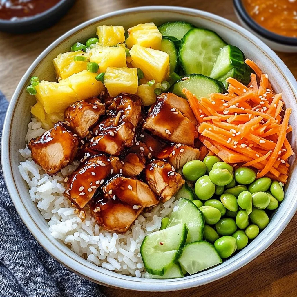 Hawaiian Chicken Poke Bowl