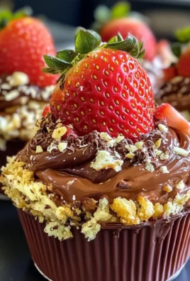 Homemade Chocolate Strawberry Cups Recipe