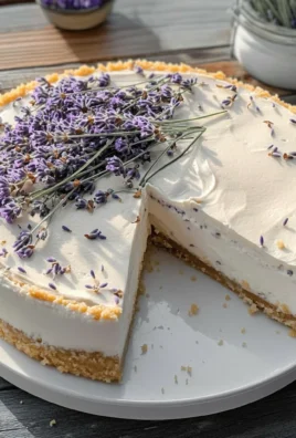 Lavender Honey Cheesecake