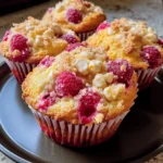 Lemon Raspberry White Chocolate Muffins