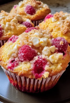 Lemon Raspberry White Chocolate Muffins