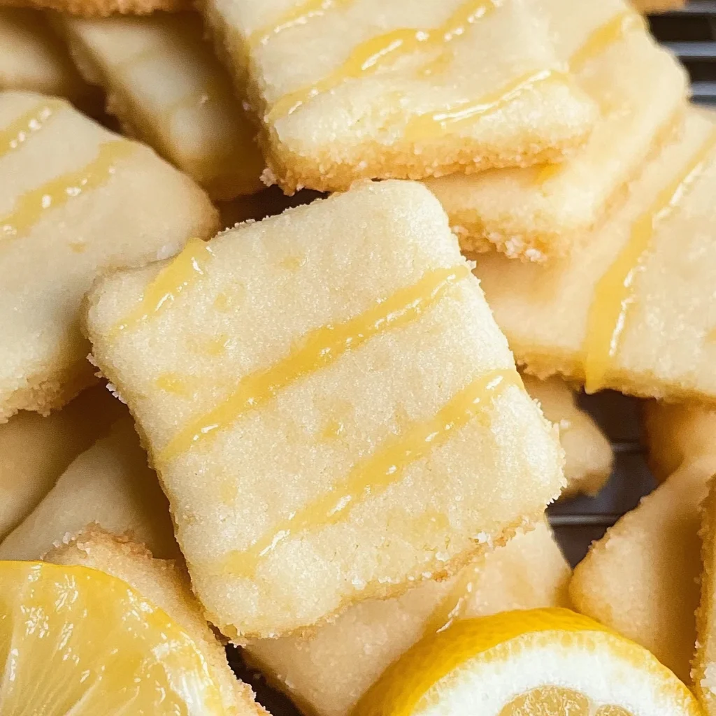 Lemon Shortbread Cookies