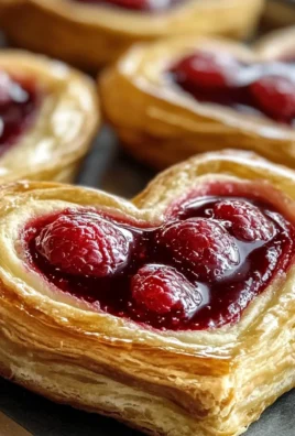 Raspberry Heart Danishes