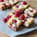 Raspberry White Chocolate Brownies (Blondies)