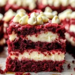 Red Velvet Gooey Bars