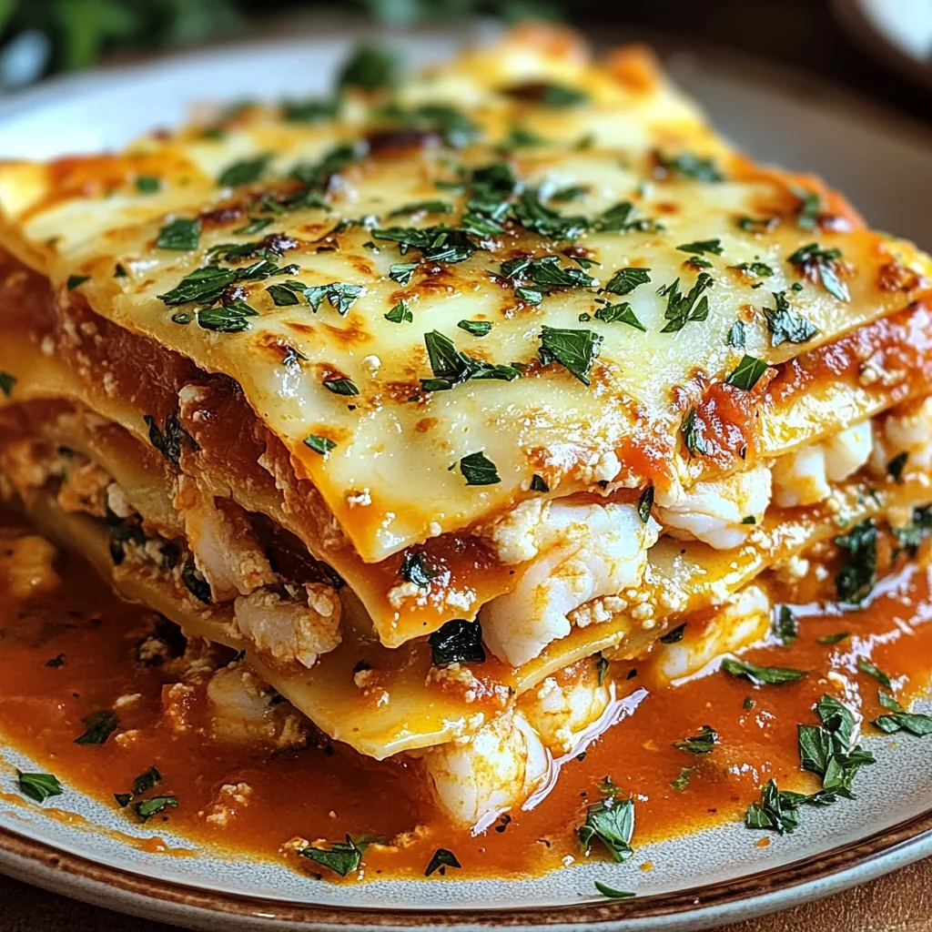Seafood Lasagna