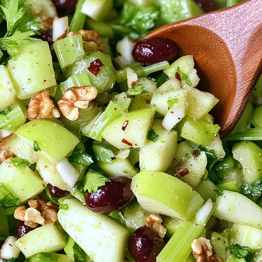 Simple Celery Salad (Waldorf Apple Salad)