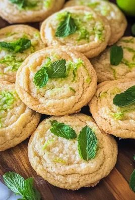 Soft and Chewy Mojito Cookies