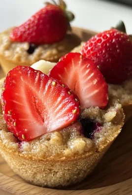 Strawberry Banana Oatmeal Muffins
