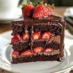 Strawberry Chocolate Cake – A Luscious, Decadent Treat