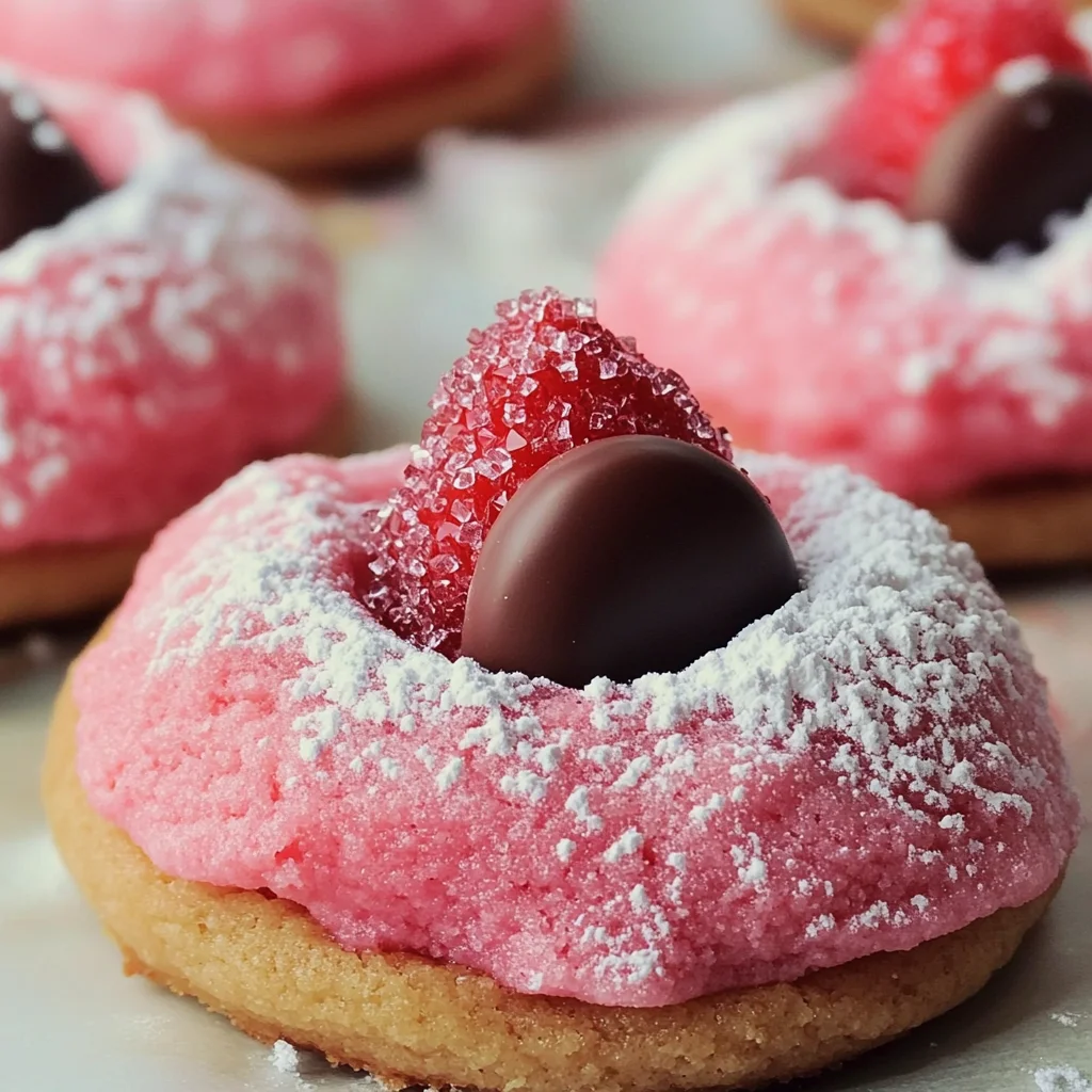 Strawberry Kiss Cookies