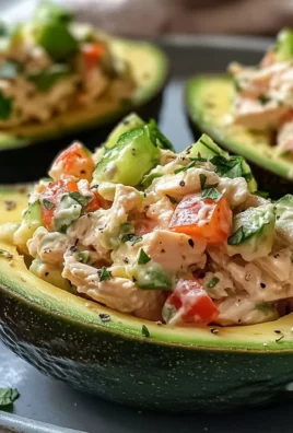 Stuffed Avocado with Chicken Salad