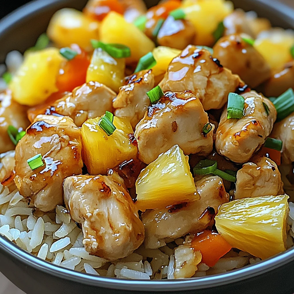 Sweet and Savory Pineapple Chicken and Rice Recipe