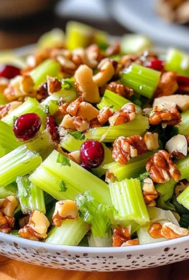 Thanksgiving Celery and Walnut Salad