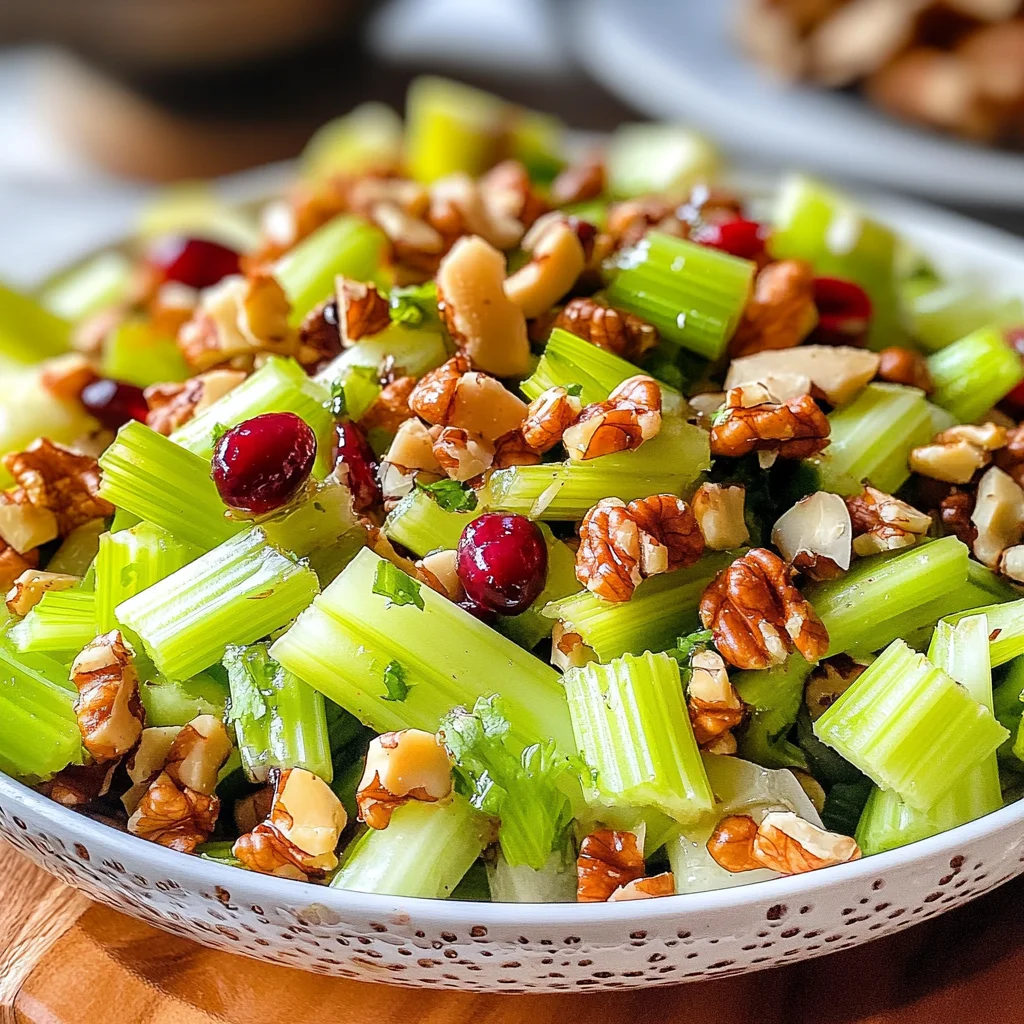 Thanksgiving Celery and Walnut Salad
