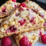 White Chocolate Raspberry Scones