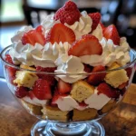 strawberry shortcake trifle