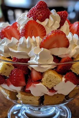 strawberry shortcake trifle