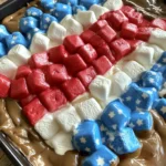 American flag s’mores dip