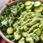 Big Green Salad With Green Dressing