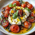 Burrata & Oven Roasted Tomato Salad