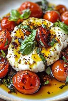 Burrata & Oven Roasted Tomato Salad